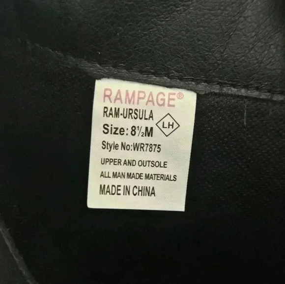 Rampage Ram Ursula Tall Boots SIZE 8.5 M EUC - Picture 11 of 11